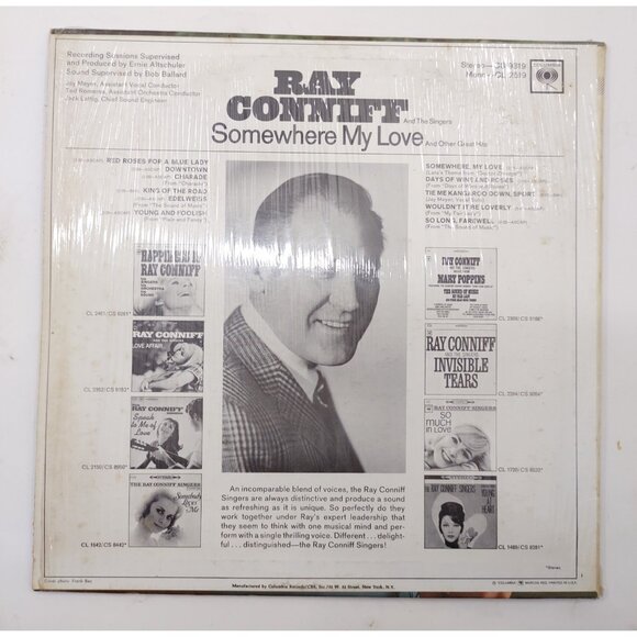 Somewhere My Love And Other Great Hits by Ray Conniff And The Singers - Picture 3 of 8